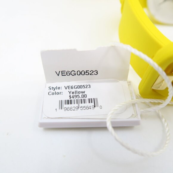 Versace VE6G00523 Yellow Medusa Dial Quartz Silicone Swiss Made, New Watch